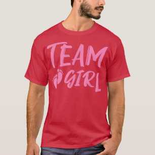 Camiseta Team Girl  Gender Reveal Baby Shower 