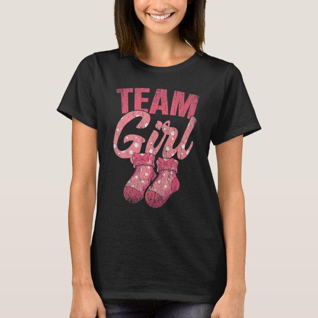 Camiseta Team Girl Gender Reveal Party Team Pink Baby Annou (Anverso)