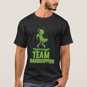 Camiseta Team Grasshopper 10 Animal Sports Cute Skateboard
