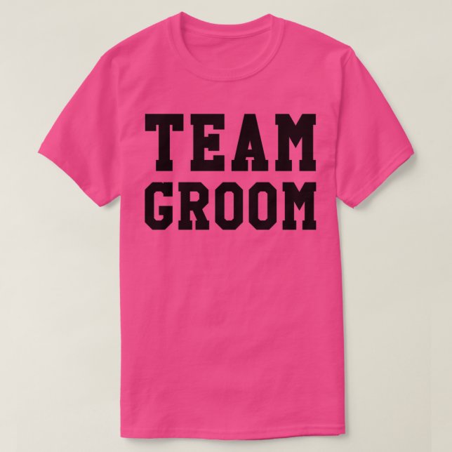 Camiseta Team Groom 13 (Diseño del anverso)