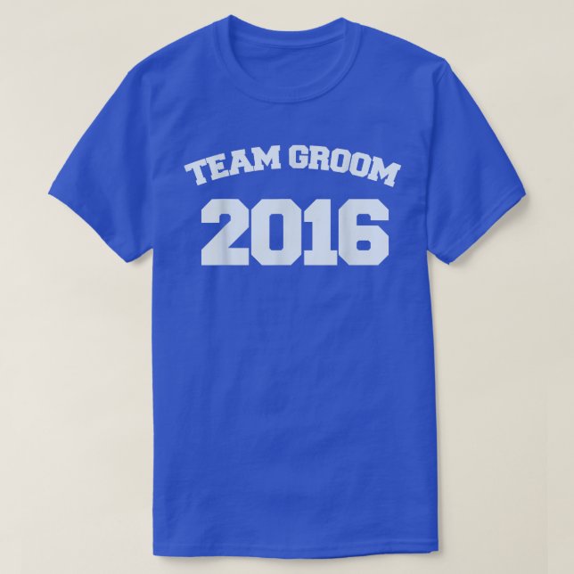 Camiseta Team Groom 2016 fiesta de soltero camiset (Diseño del anverso)