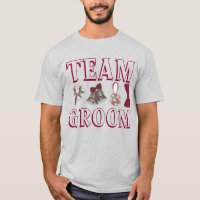 TEAM GROOM Boda Groomsmen Bridal Party Tee