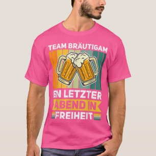 Camiseta Team Groom Stag Party Freedom 
