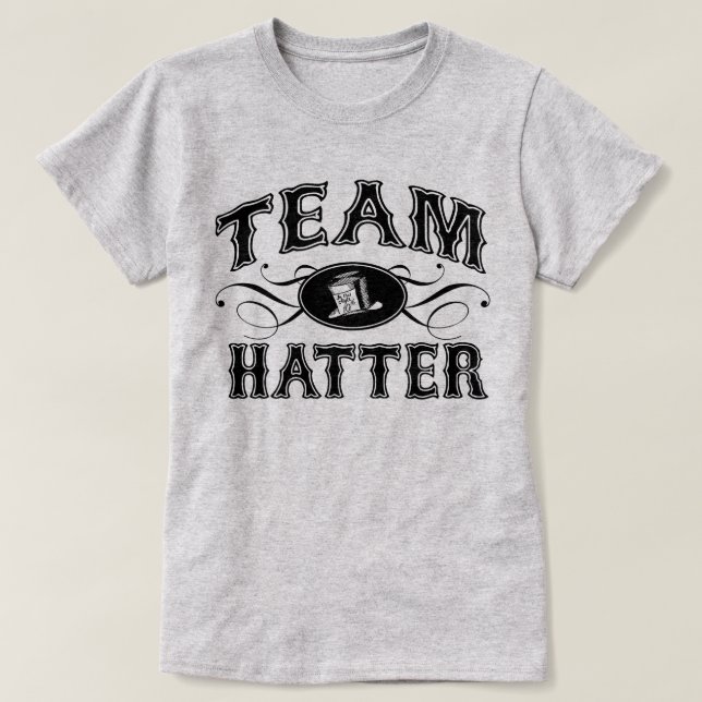 Camiseta Team Hatter (Diseño del anverso)