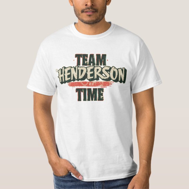Camiseta Team Henderson (Anverso)