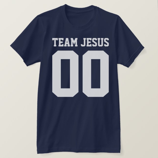 Camiseta Team Jesus (Anverso del diseño)