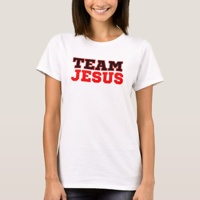 Camiseta Team Jesus Christian Faith (Anverso)