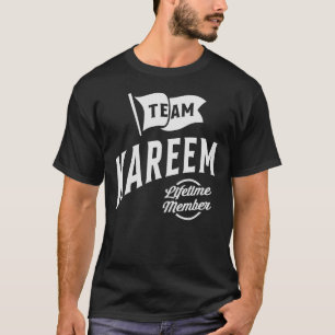Camiseta Team Kareem Lifetime Member Name Kareem