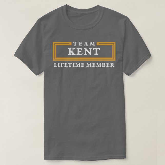 Camiseta Team Kent Lifetime Member Surname  (Diseño del anverso)