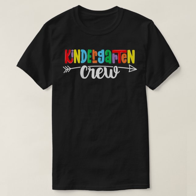 Camiseta Team Kindergarten Crew  (Diseño del anverso)