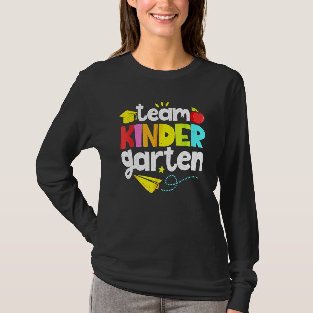 Camiseta Team Kindergarten Teacher Student  Back To School  (Anverso)