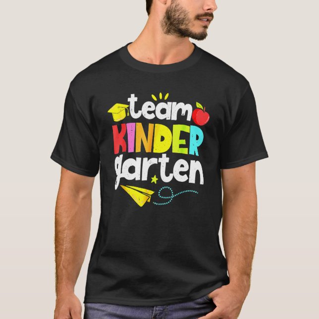 Camiseta Team Kindergarten Teacher Student  Back To School  (Anverso)