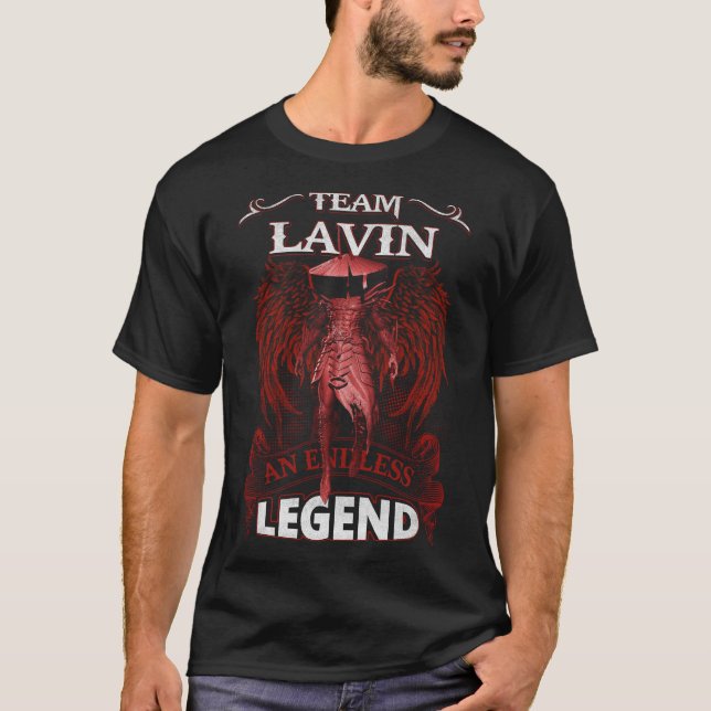 Camiseta Team LAVIN - Una LEGENDARIA interminable (Anverso)