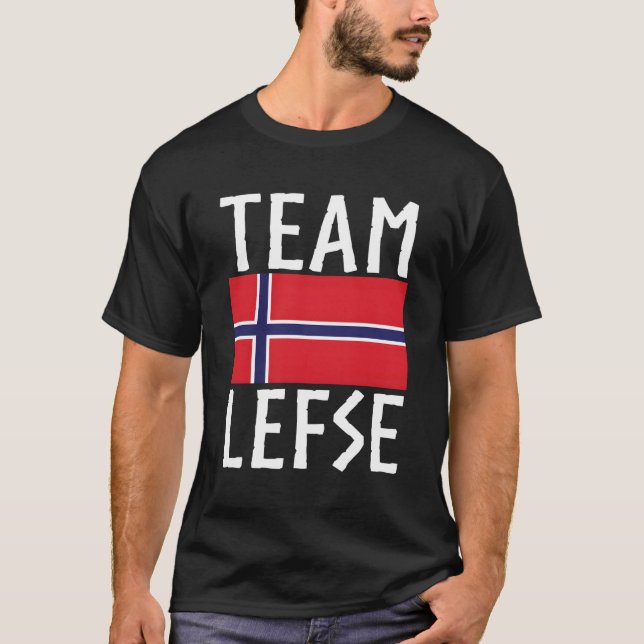 Camiseta Team Lefse Norwegian Lefse Making (Anverso)