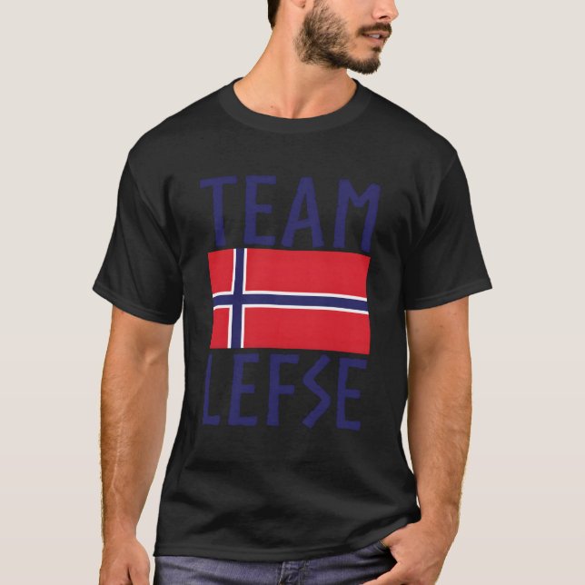 Camiseta Team Lefse Norwegian Lefse Making (Anverso)