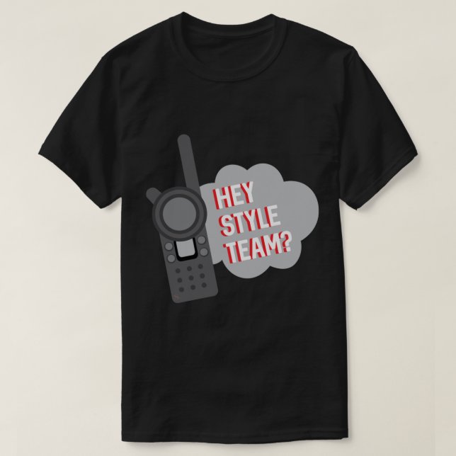 Camiseta Team Member - Hey Style Team   (Diseño del anverso)