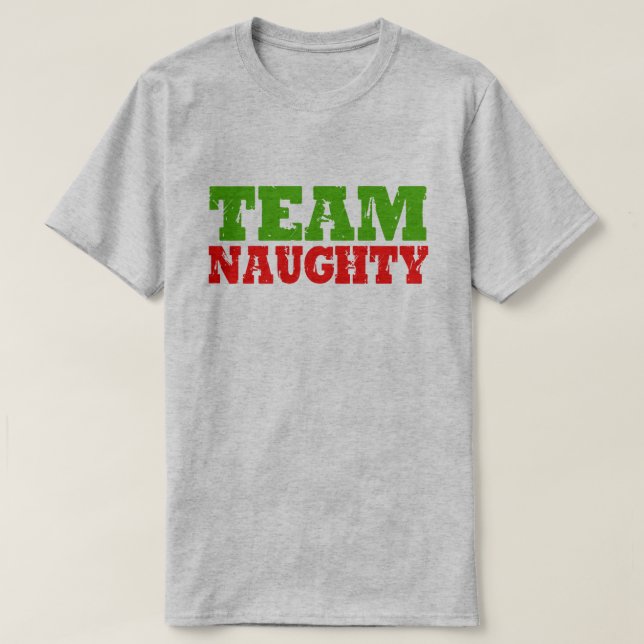 CAMISETA TEAM NAUGHTY (Diseño del anverso)