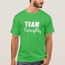 Camiseta Team Naughty Matando Navidades Parejas