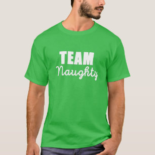 Camiseta Team Naughty Matando Navidades Parejas