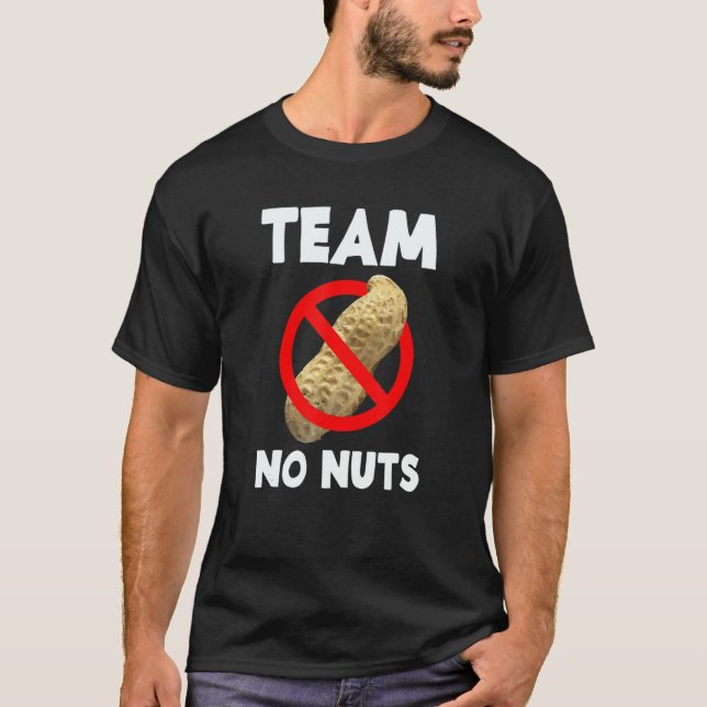 Camiseta Team No Nuts Gender Reveal Announcement (Anverso)