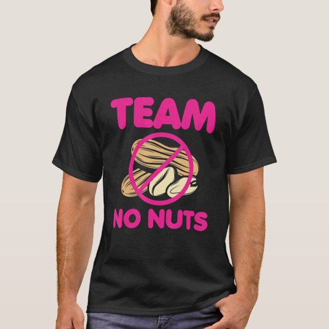 Camiseta Team No Nuts  Team Boy   Gender Reveal (Anverso)