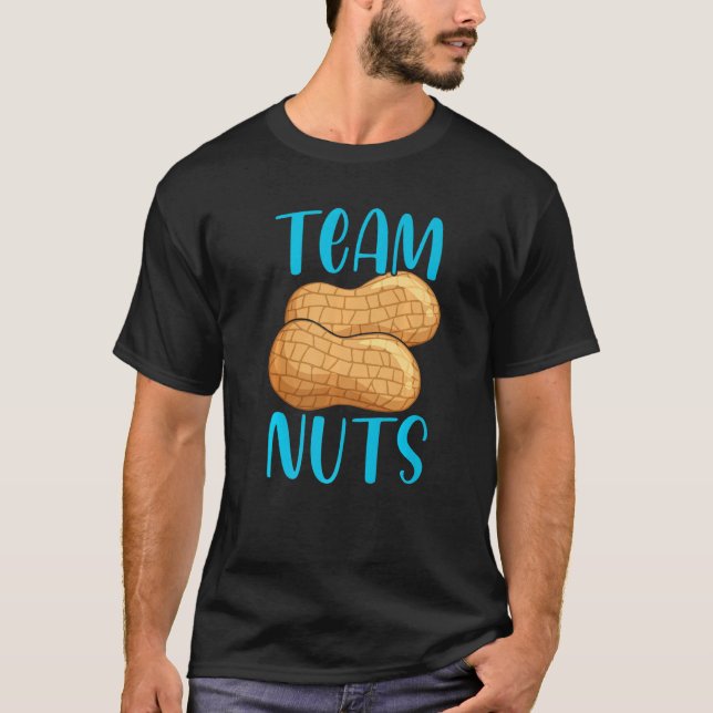 Camiseta Team Nuts Gender Reveal Party Baby Announcement Te (Anverso)