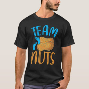 Camiseta Team Nuts Team Boy Baby Shower Fiesta de género
