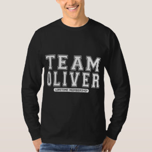 Camiseta Team OLIVER Family Surname Reunion Crew Member Gif