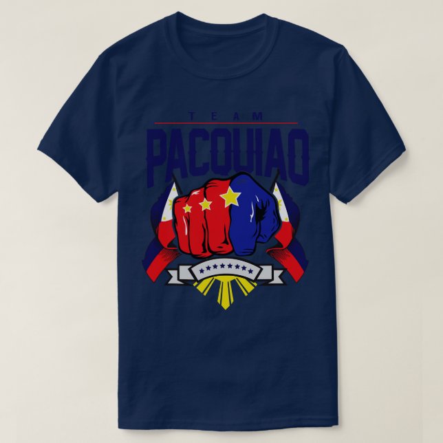 Camiseta Team Pacquiao (Diseño del anverso)