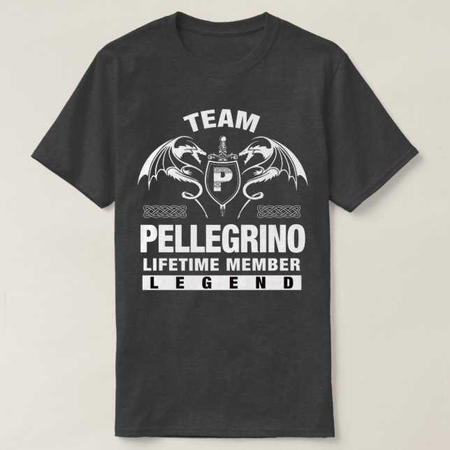 Camiseta Team PELLEGRINO Lifetime Member Gifts  (Diseño del anverso)