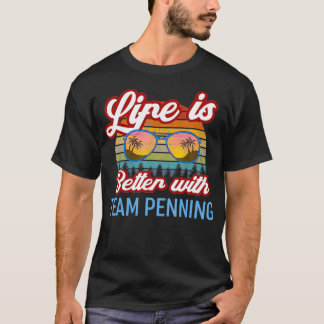 Camiseta Team Penning Riding Life Es Mejor Con El Equipo