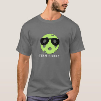 Camiseta TEAM PICKLE (bola verde con gafas de sol)