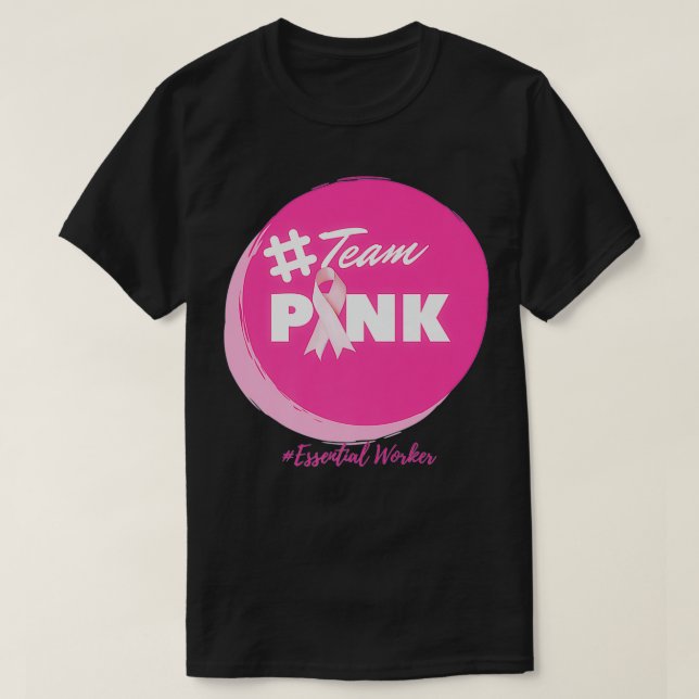 Camiseta Team Pink Premium (Diseño del anverso)