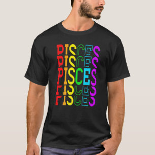 Camiseta Team Pisces Marcha Chica Horoscope Pisses Febrero 