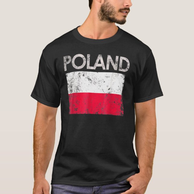 Camiseta Team Poland Dna ama la bandera de Polonia (Anverso)