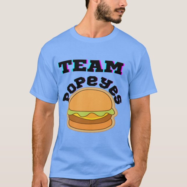 Camiseta Team Popeyes Chicken Sandwich Gift (Anverso)