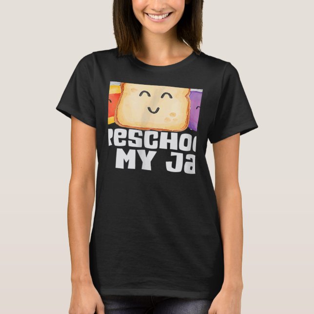 Camiseta Team Preschool Is My Jam Rainbow Pre K Teacher Stu (Anverso)