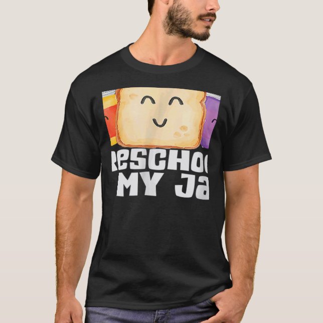 Camiseta Team Preschool Is My Jam Rainbow Pre K Teacher Stu (Anverso)