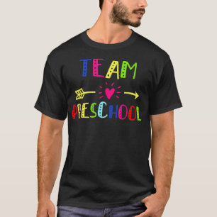 Camiseta Team Preschool T-Shirt Teacher Back To School Gift