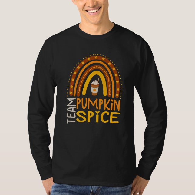 Camiseta Team Pumpkin Spice Latte  For Fall Season Coffee A (Anverso)