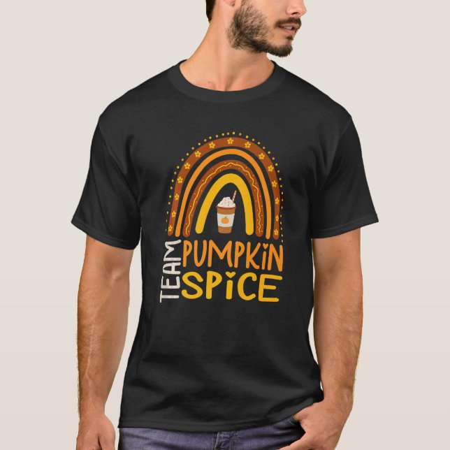 Camiseta Team Pumpkin Spice Latte  For Fall Season Coffee A (Anverso)