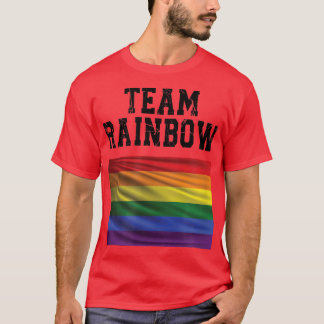 Camiseta Team Rainbow, LGBTQ, LGBT, Gay-Pride T-Shirt
