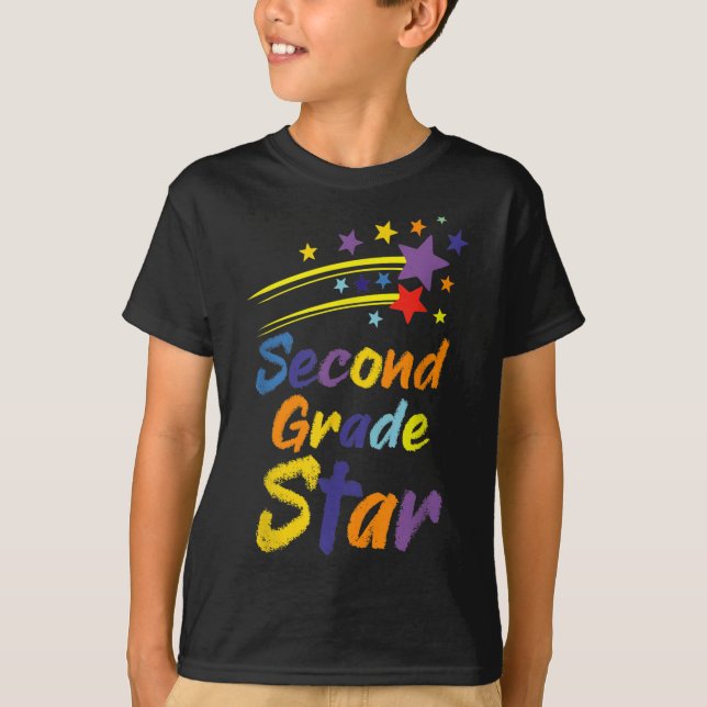 Camiseta Team Second 2nd Grade Back To School Student Teach (Anverso)