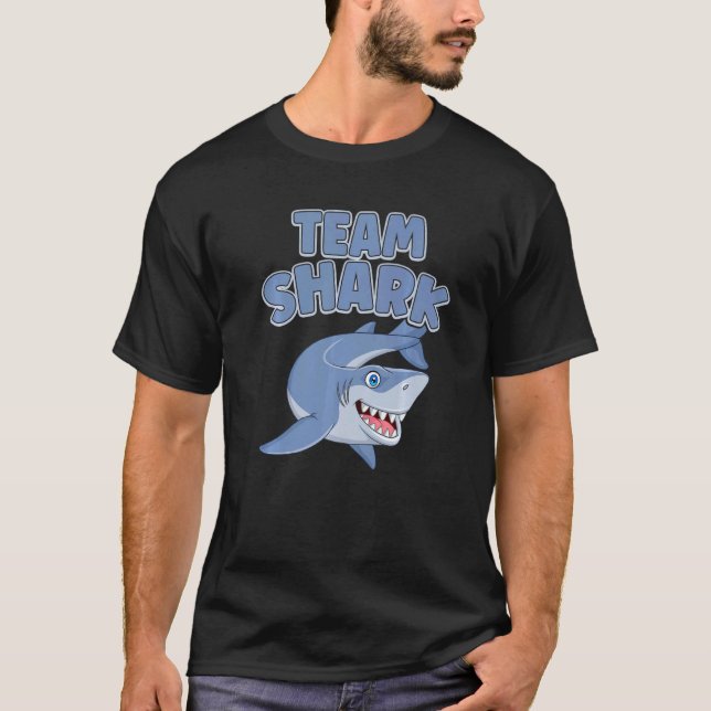 Camiseta Team Shark  Shark  Ocean Animal (Anverso)
