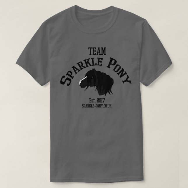 Camiseta Team Sparkle Pony (Diseño del anverso)