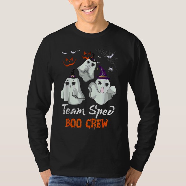 Camiseta Team SPED Boo Crew Halloween Ghost SPED Special Ed (Anverso)