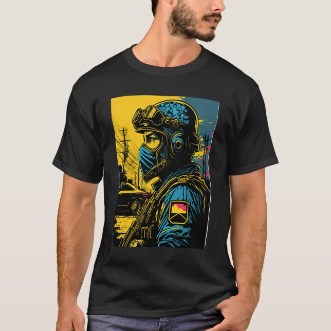 Camiseta Team Sport Games Retro Airsoft Player 1 (Anverso)