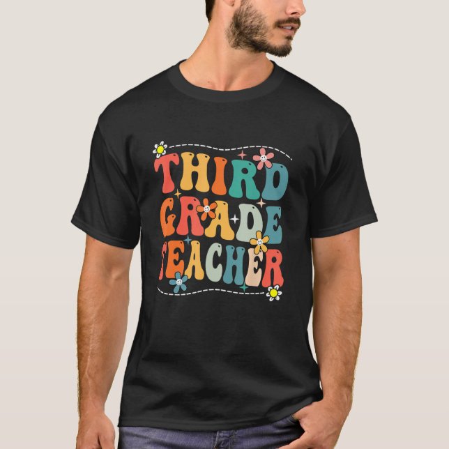 Camiseta Team Third Grade 3rd Grade Teacher Back To School  (Anverso)