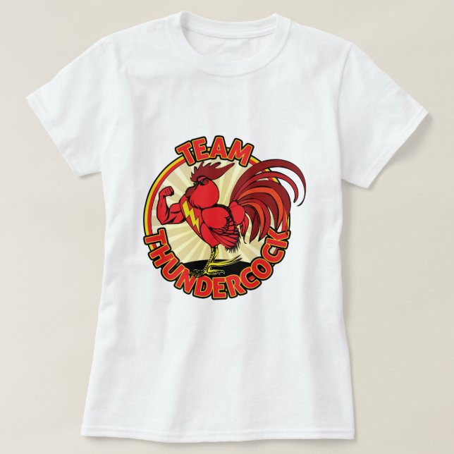 Camiseta Team Thundercock (Diseño del anverso)