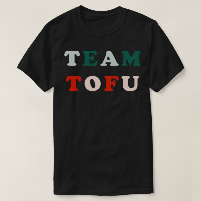 Camiseta Team Tofu (Diseño del anverso)
